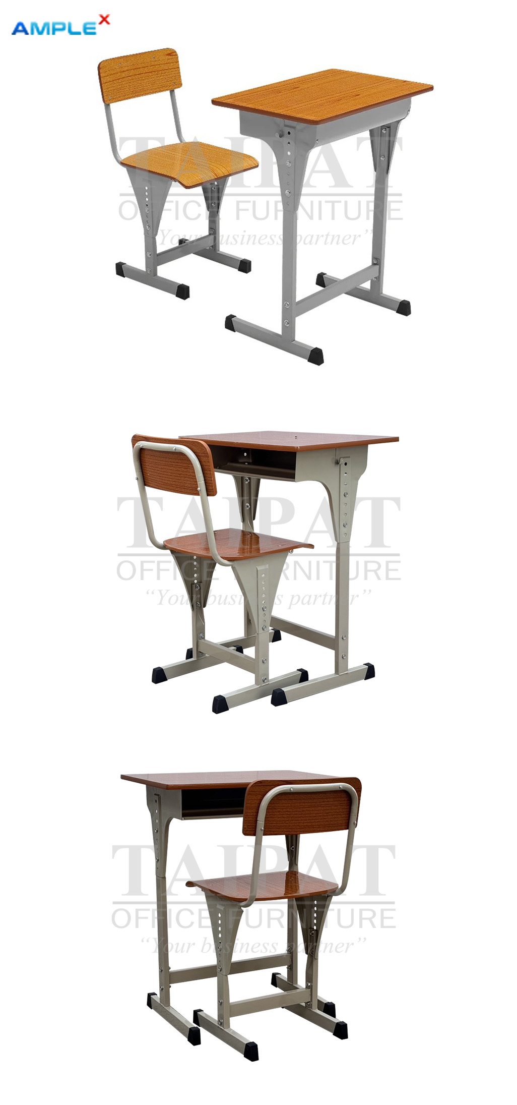 โต๊ะเก้าอี้นักเรียน มัธยม AX-14047