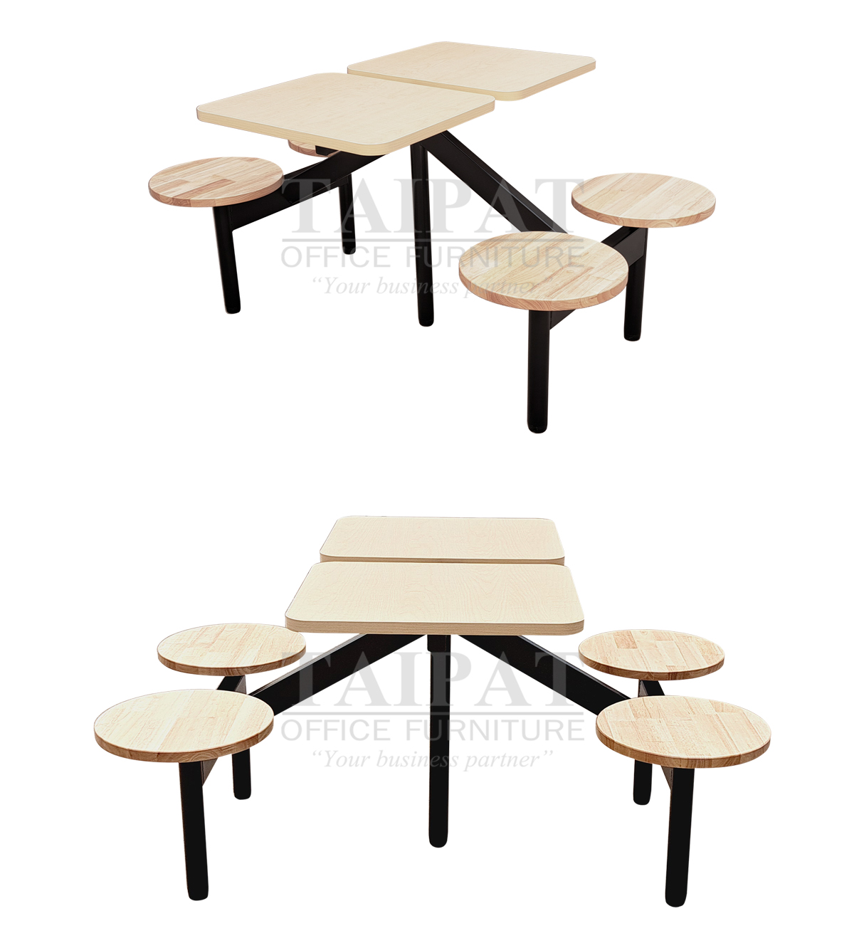 โต๊ะโรงอาหาร 4 ที่นั่ง  CB-S-17