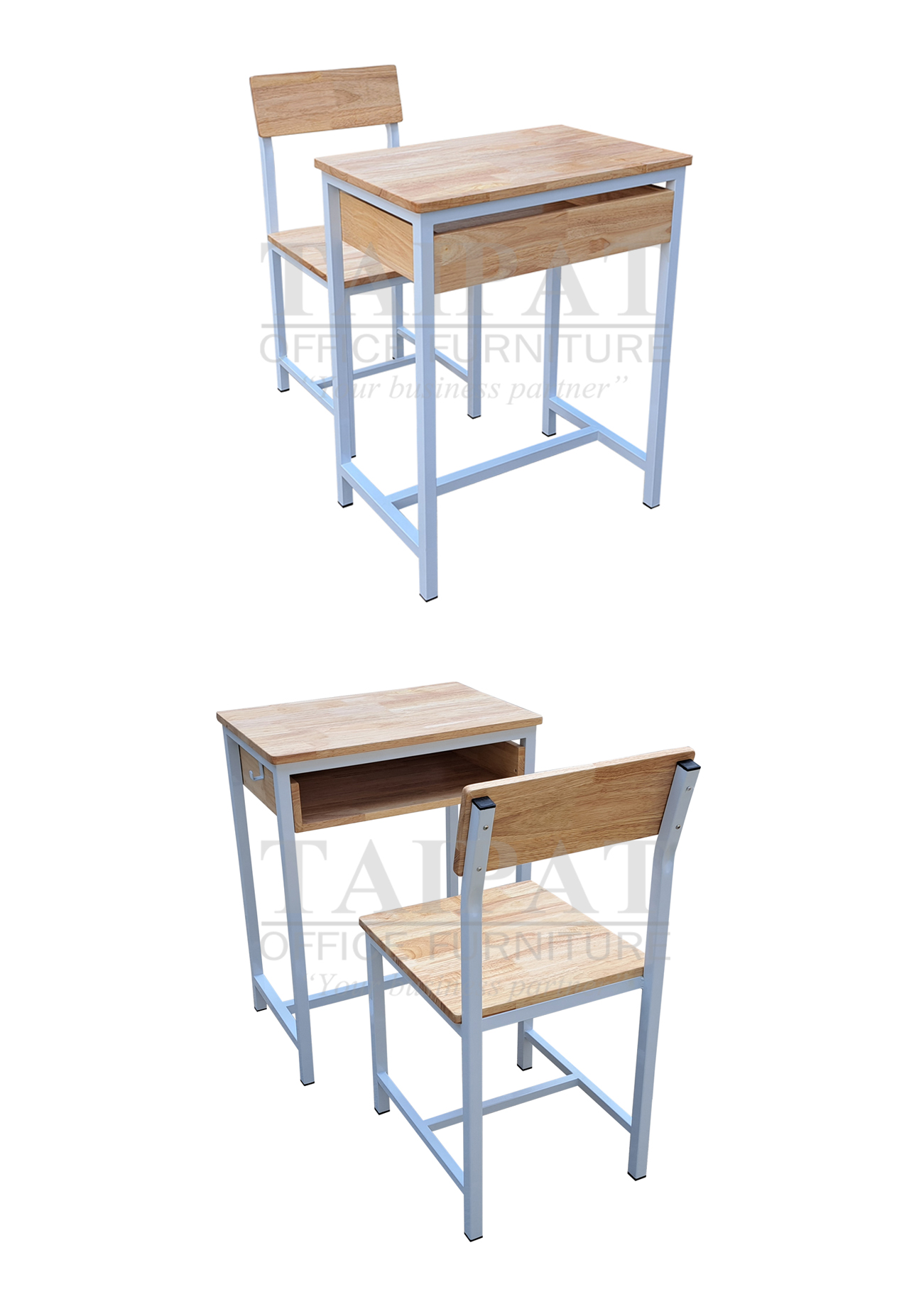 โต๊ะเก้าอี้นักเรียนมัธยม  T-1008Y-CH-0223