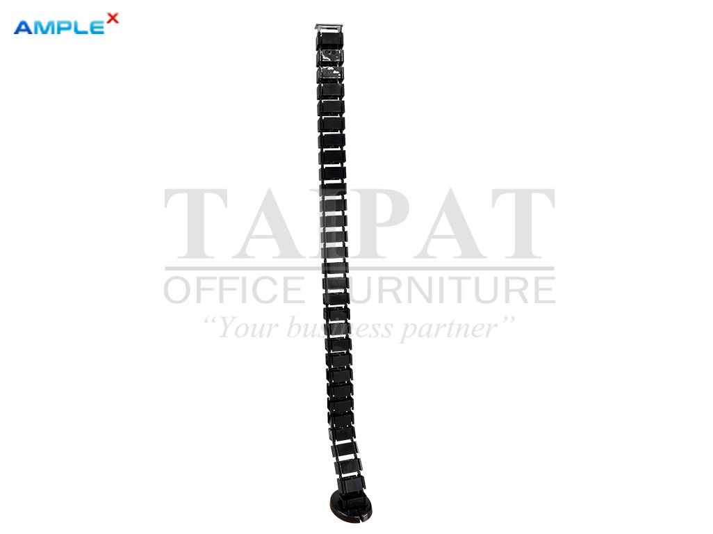 ท่อร้อยสายไฟกระดูกงู สำหรับโต๊ะปรับระดับ AX-02024 (มีแม่เหล็ก)