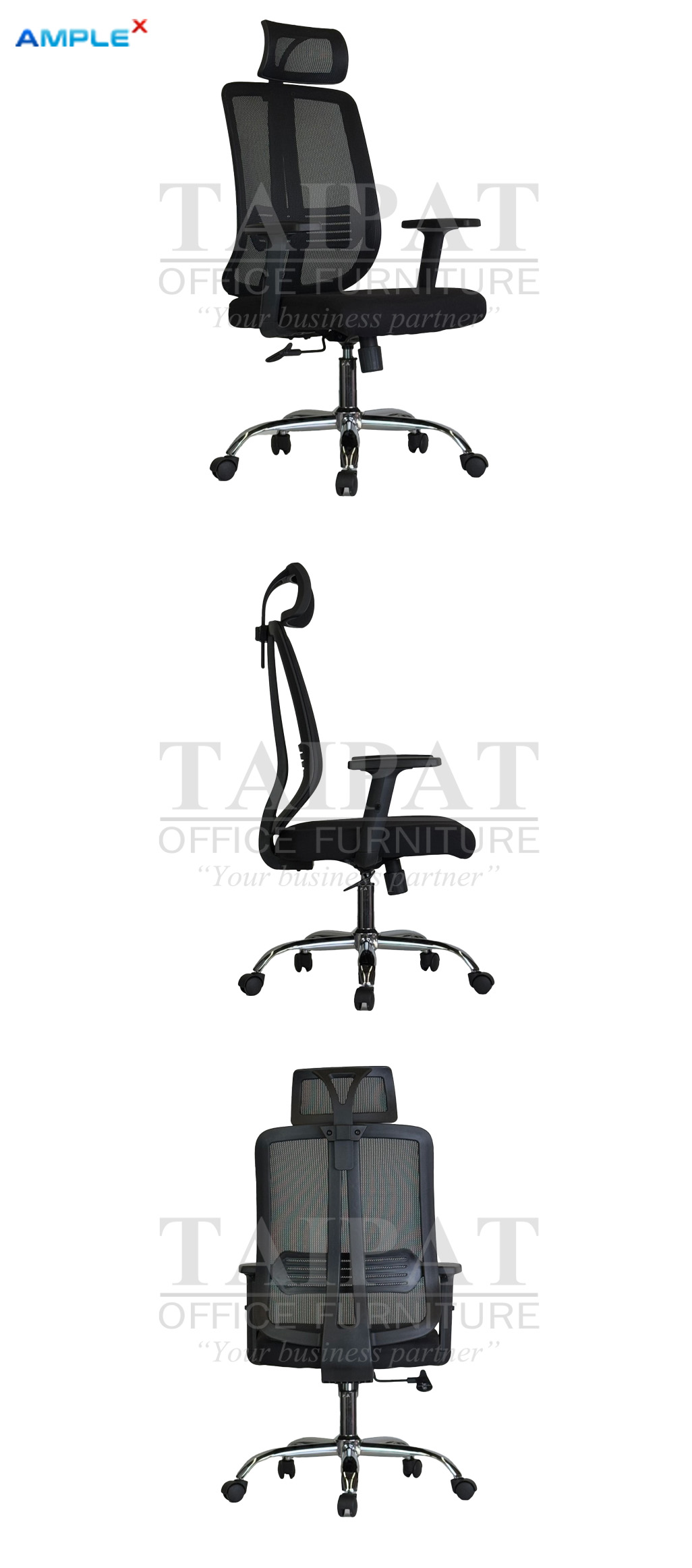 เก้าอี้สำนักงาน รุ่น Hector-H  (เฮกเตอร์-เฮช)  AX-15003/4