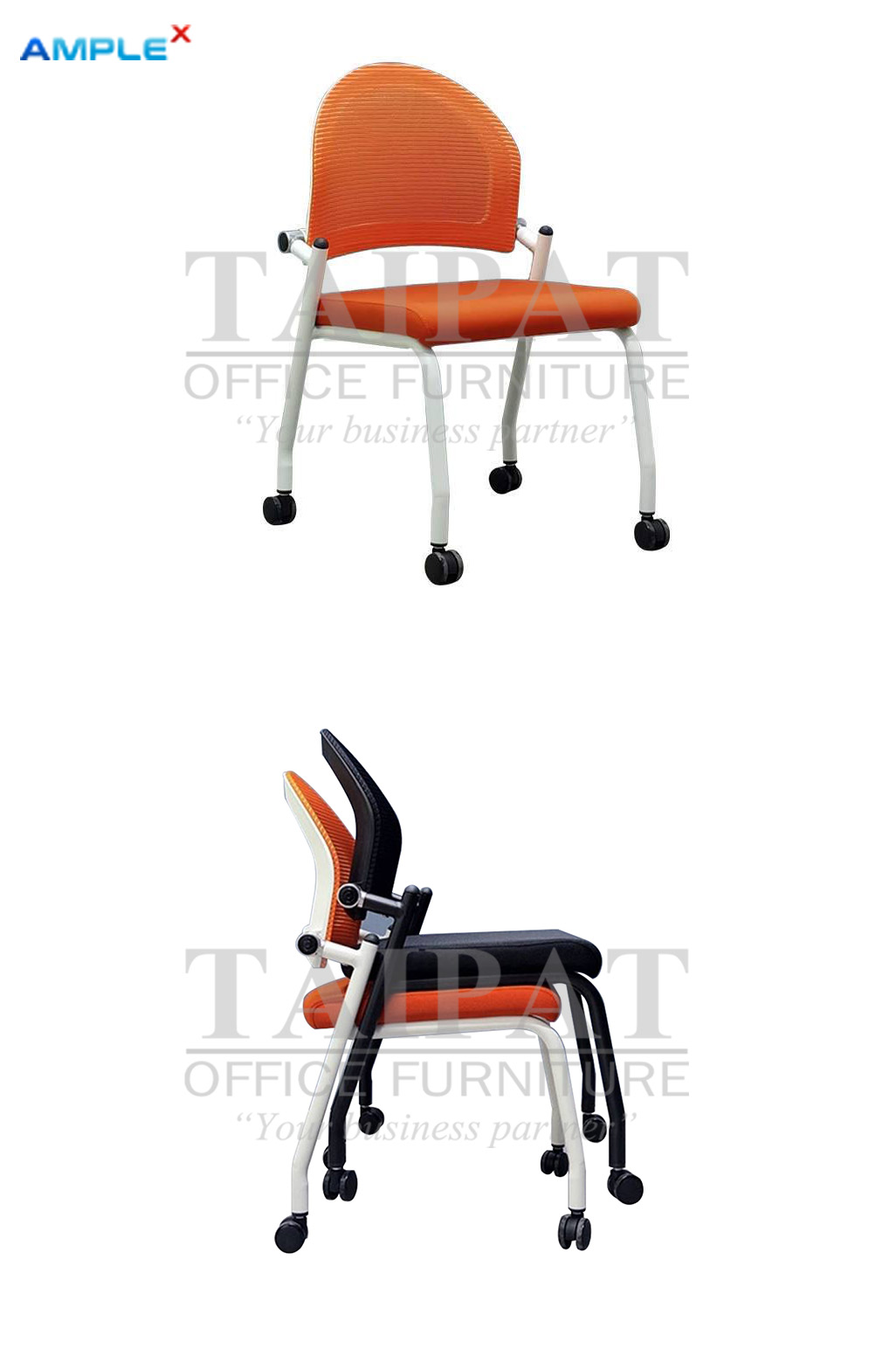 เก้าอี้ห้องสัมมนา มีล้อเลื่อน รุ่น SELVY (เซลวี่) AX-15302 