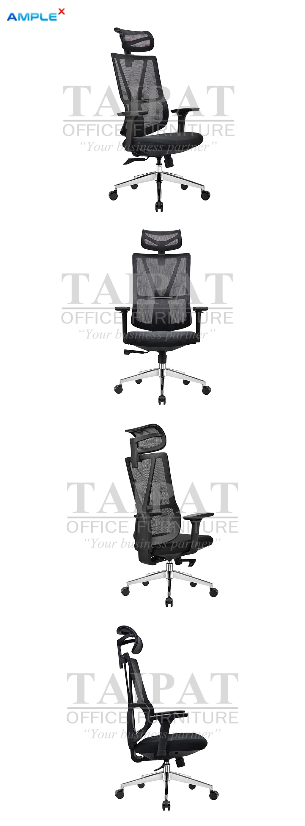 เก้าอี้สำนักงาน AX-15176H/CR