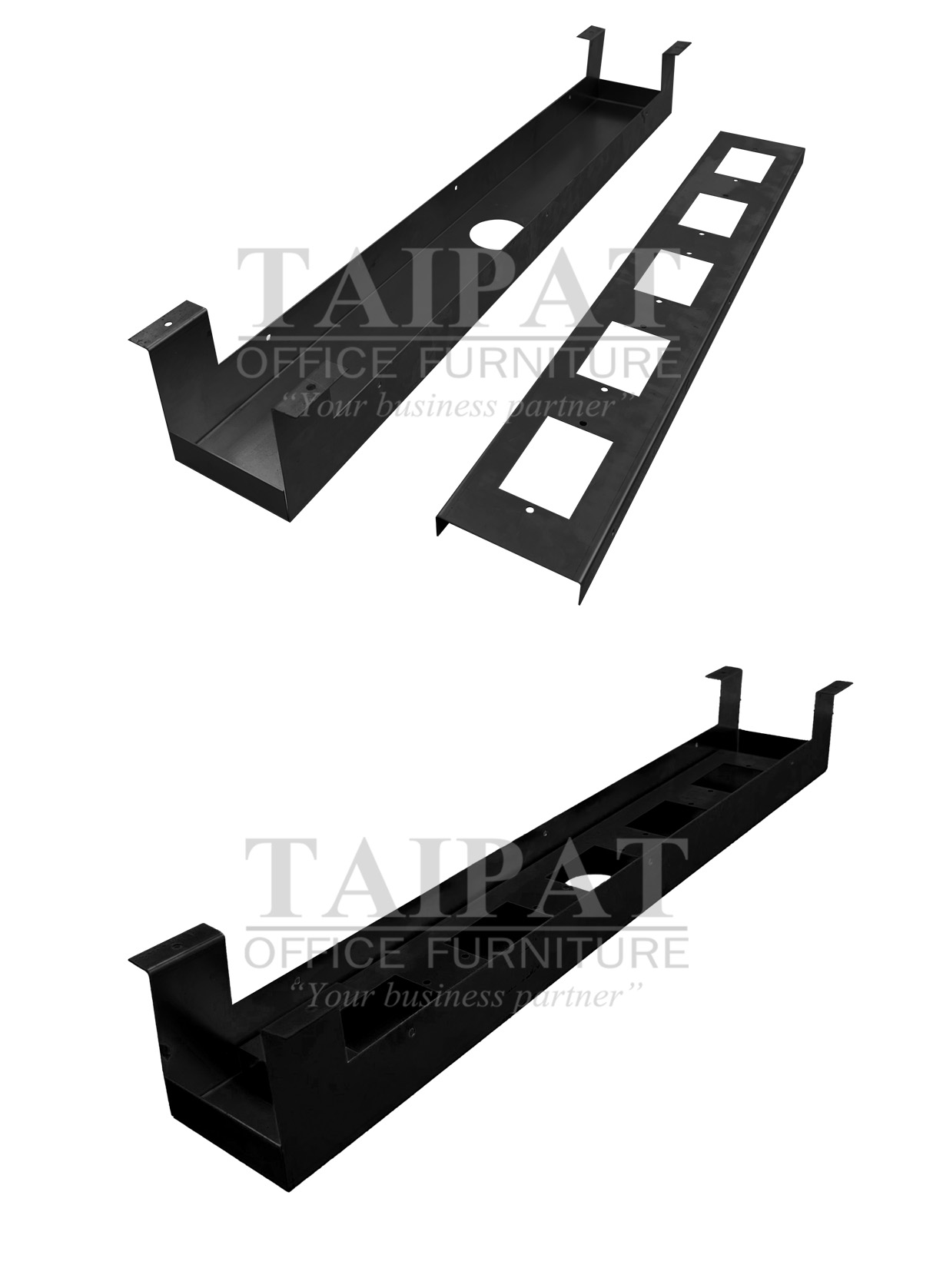 รางไฟเหล็กติดตั้งใต้โต๊ะ รุ่น TPRW-75