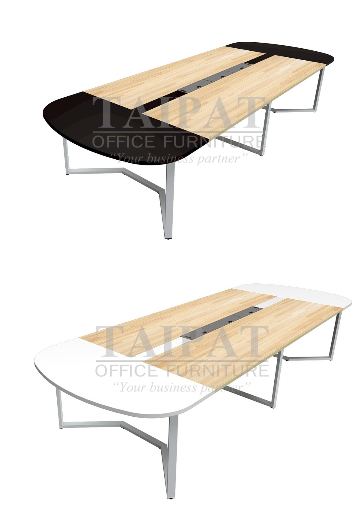 โต๊ะประชุมขาเหล็ก OFTS-3614