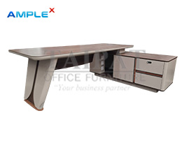 โต๊ะทำงานผู้บริหารตัวแอล รุ่น Prakt Series AX-14057