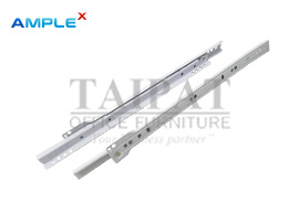 รางลิ้นชักรับใต้ ตอนเดียว (ลูกล้อไนล่อน)