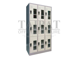 ตู้ล็อคเกอร์ 9 ช่อง (กระจก) LK-6109GE
