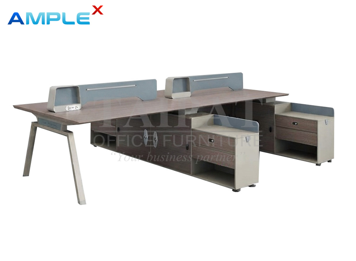 โต๊ะทำงานกลุ่ม 4 ที่นั่ง AX-14PR14B-2421