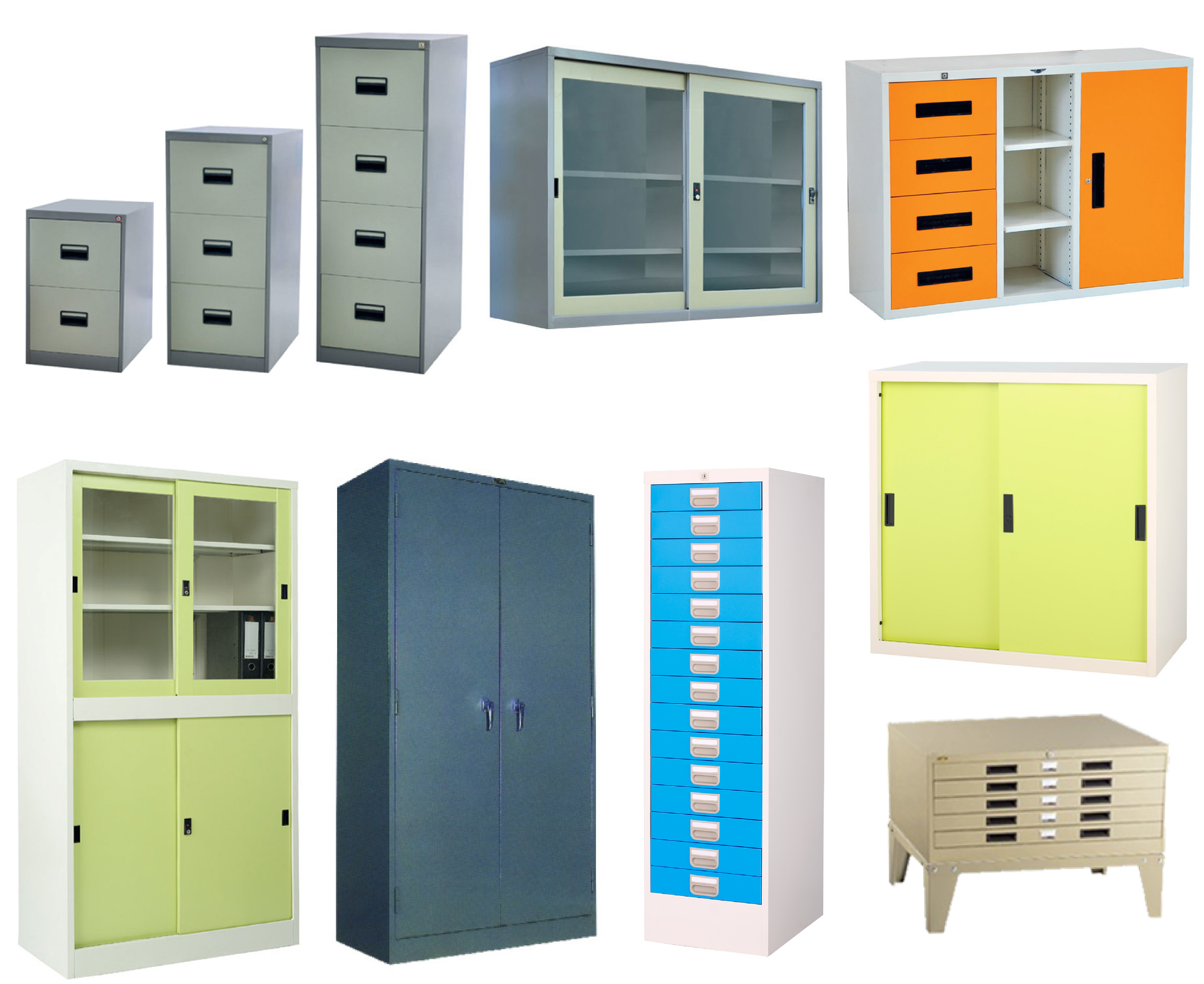 ตู้เหล็กเก็บเอกสาร ตู้เก็บแผนที่ (เหล็ก) Steel Cabinet