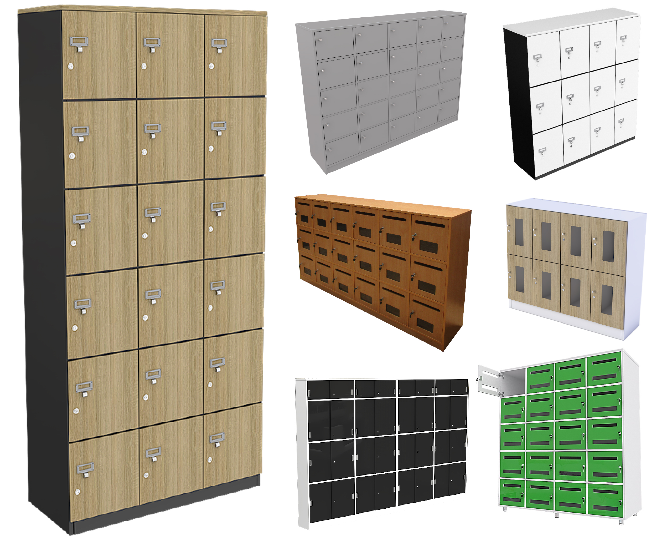 ตู้ล็อคเกอร์ ตู้ไม้ส่งงาน ตู้จดหมาย 
