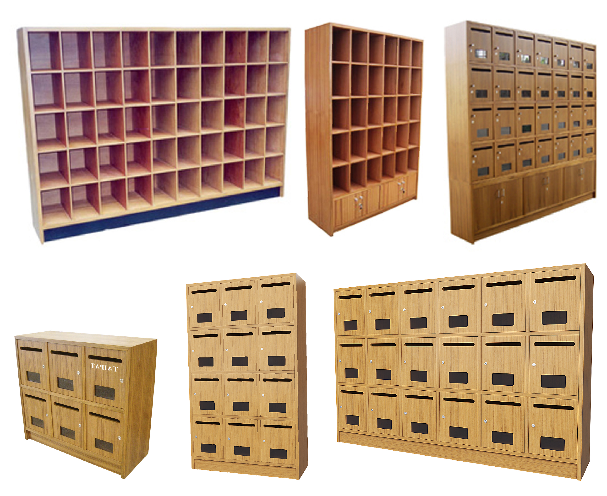ตู้ล็อคเกอร์ ตู้ไม้ส่งงาน ตู้จดหมาย (ไม้อัด ไม้จริง) Wooden Locker