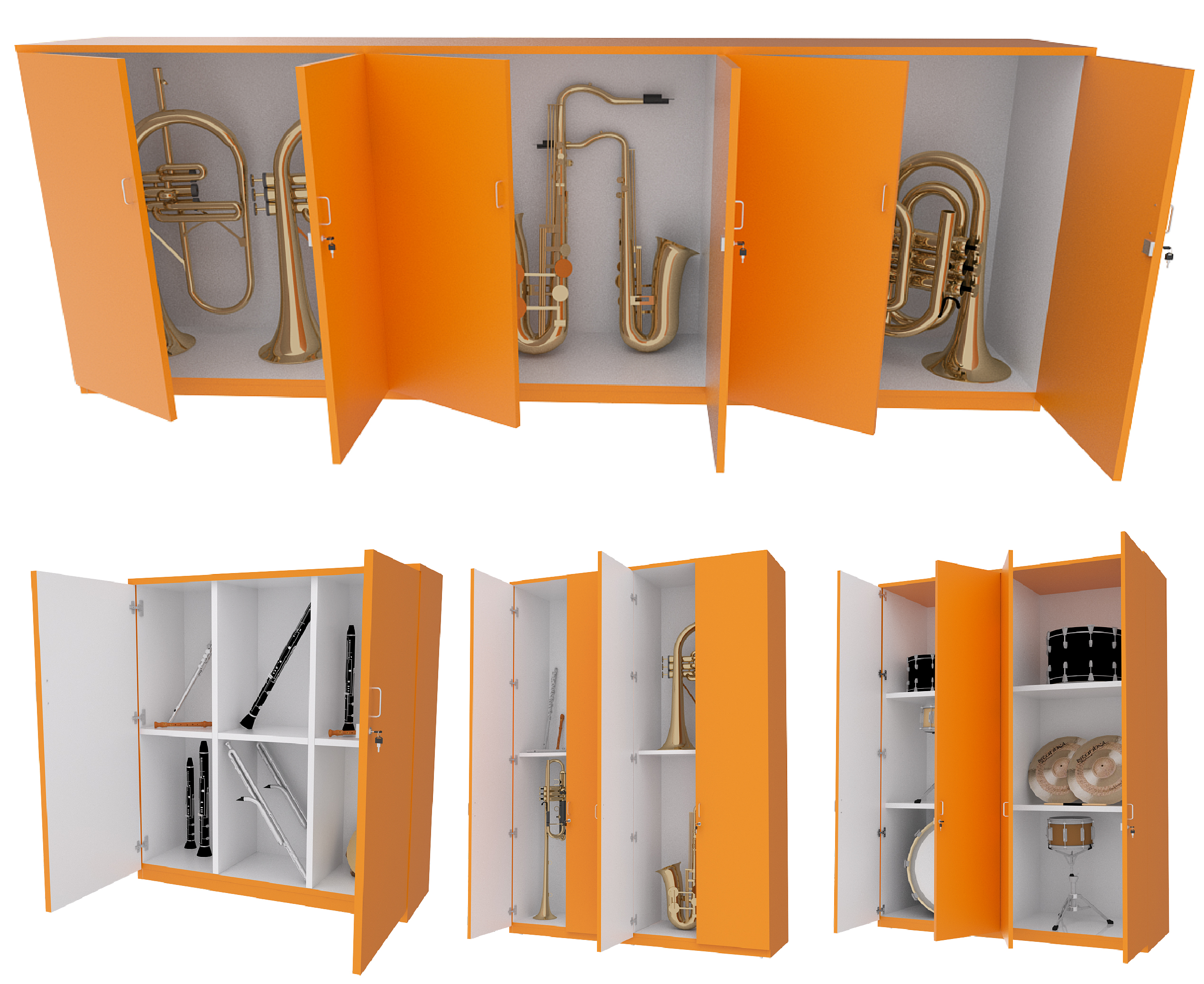 ตู้เก็บอุปกรณ์เครื่องดนตรี
