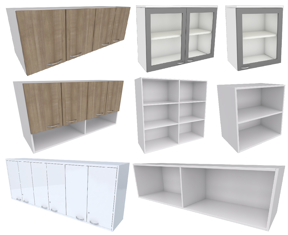 ตู้แขวน ตู้ลอยเก็บเอกสาร (ไม้ปาร์ติเกิล)