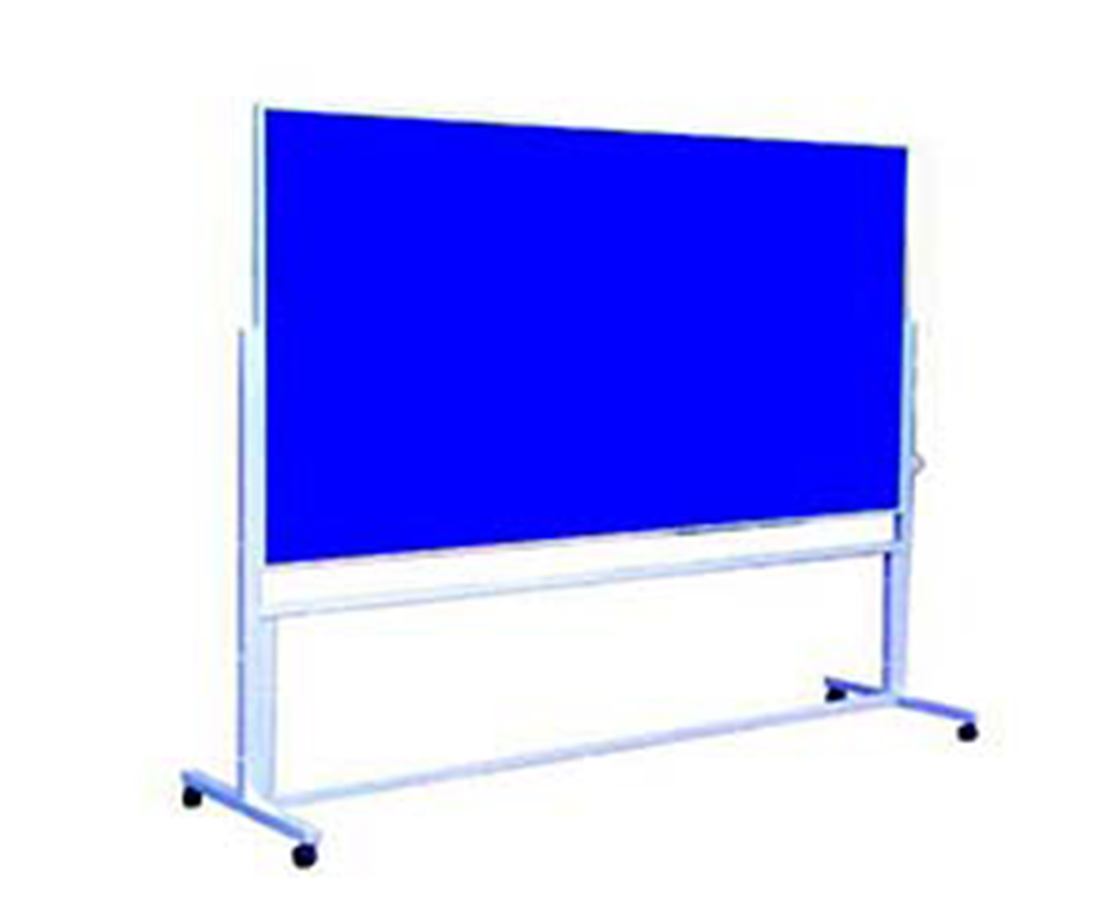 บอร์ดปิดประกาศกำมะหยี่ มีขาตั้งล้อเลื่อน