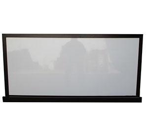 กระดานไวท์บอร์ดกรอบไม้